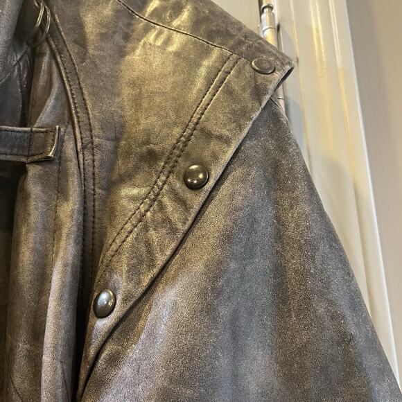 Rare “Mad Max” Themed 1980’s Leather Jacket - Made in the USA - Sm - Picture 5 of 16